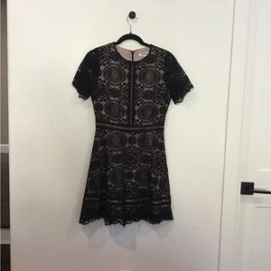 Black lace dress